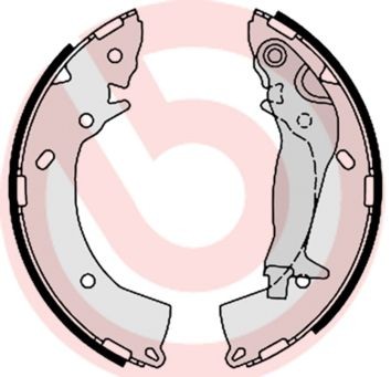 BREMBO Bremsbackensatz S 30 519 S 30 519 Trommelbremsen Set KIA VENGA BREMBO kaufen