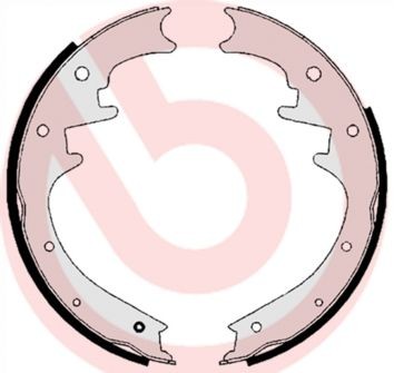 BREMBO Σετ σιαγόνων φρένων S 37 504 S 37 504 Σετ φρένων ταμπουρόφρενα JEEP CHEROKEE BREMBO