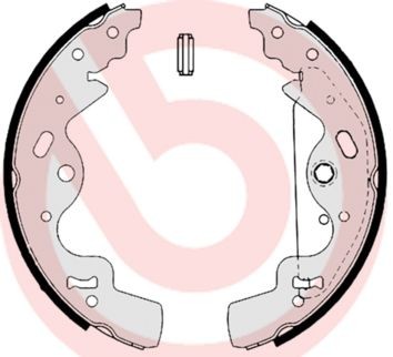 BREMBO Bromsbacksats S 44 506 BREMBO S 44 506 Bromsbacksats LAND ROVER Range Rover Sport (L320) 4.2 4x4 405 hk 2009