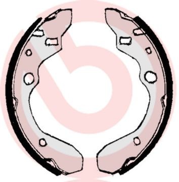 BREMBO Bromsbacksats S 49 506 BREMBO S 49 506 bromsbacksats Mazda 323 F V pris