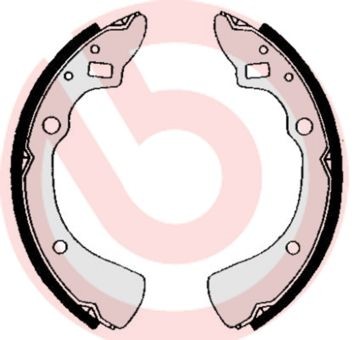 BREMBO Remschoenset S 49 507 S 49 507 Remschoenen BREMBO MAZDA CX-30