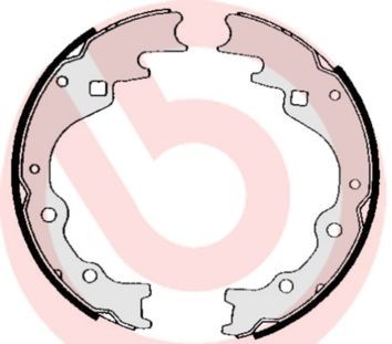 BREMBO Jogo de maxilas de travão S 49 514 BREMBO Jogo de maxilas de travão MAZDA S 49 514