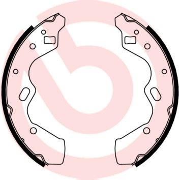 BREMBO Σετ σιαγόνων φρένων S 49 520 Σετ φρένων ταμπουρόφρενα BREMBO Mazda 2 S 49 520