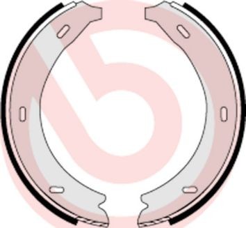 BREMBO Sada brzd. čeľustí parkov. brzdy S 50 509 Ručná brzda BREMBO Mercedes-Benz CLA S 50 509