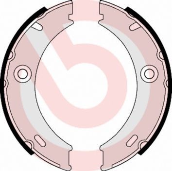 BREMBO Bremsebakkesæt, parkeringsbremse S 50 513 BREMBO S 50 513 Bremsebakkesæt, parkeringsbremse