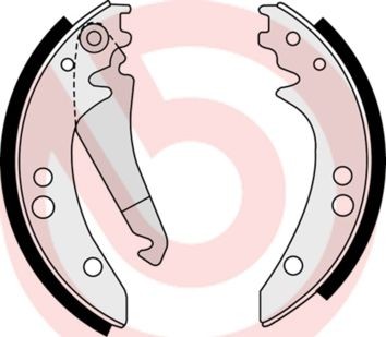 BREMBO Jogo de maxilas de travão S 50 514 BREMBO S 50 514 Cintas de travão Sprinter 5-t Camião de plataforma / Chassis (907) originais preço