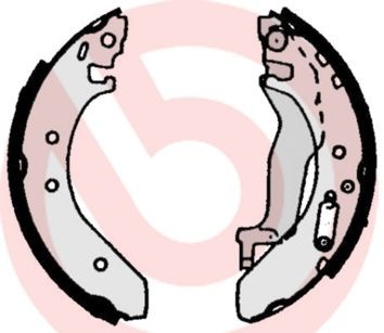 BREMBO Sada brzdových čeľustí S 52 503 BREMBO S52503 Bubnové brzdy Honda Accord V Aerodeck cena
