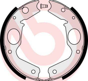 BREMBO Sada brzd. čeľustí parkov. brzdy S 54 518 BREMBO S54518 Čeľustí parkovacej brzdy L200 / Triton IV Pick-up (KA, KB) cena