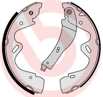 BREMBO Kit ganasce freni S 56 517 BREMBO S 56 517 Ganasce freno Vanette Van (C120) prezzo