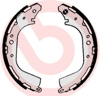 BREMBO Jeu de mâchoires de frein S 56 529 BREMBO S 56 529 Freins à tambour Navara D22 à un prix avantageux