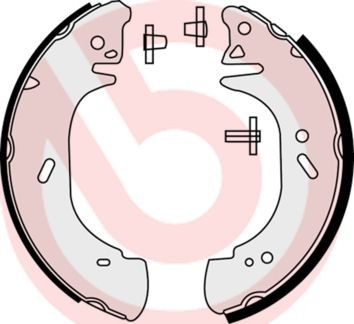 BREMBO Brake Shoe Set S 59 518 S 59 518 BREMBO brake shoes for OPEL ZAFIRA