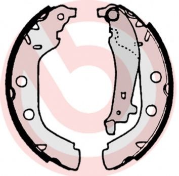 BREMBO Bremžu loku komplekts S 61 523 BREMBO S61523 Bremžu loku Lancia DEDRA orģinālās