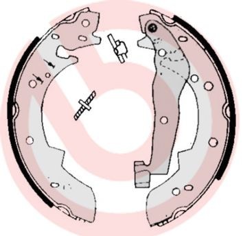 BREMBO Piduriklotside komplekt S 68 505 BREMBO S68505 Trummelpiduriklotsid Volvo 945 Kombi hind