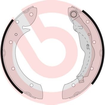 BREMBO Sada brzdových čeľustí S 68 521 BREMBO S 68 521 Bubnové brzdy Renault SCÉNIC lacné