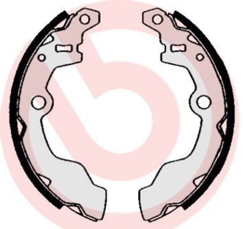 BREMBO Bromsbacksats S 78 503 S 78 503 BREMBO bromsbackar SUBARU FORESTER