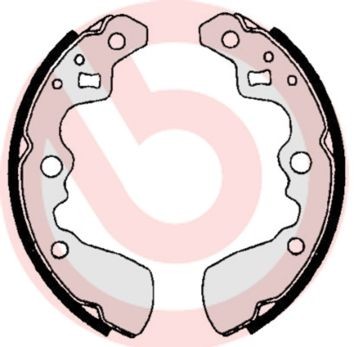 BREMBO Jogo de maxilas de travão S 79 501 Maxilas de travão BREMBO Suzuki ALTO S 79 501