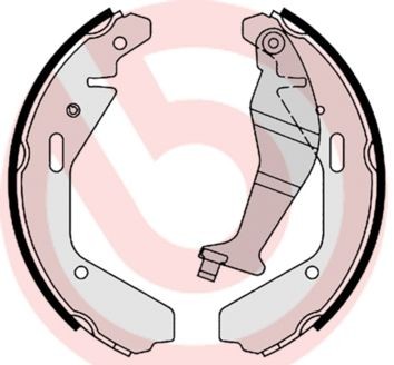 BREMBO Remschoenset S 79 502 Opel ASCONA Remschoenen BREMBO S 79 502