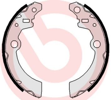 BREMBO Σετ σιαγόνων φρένων S 79 523 BREMBO S 79 523 Σύστημα φρένων Alto IV (EF) 1993
