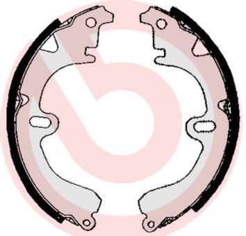 BREMBO Bromsbacksats S 83 504 BREMBO S 83 504 Trumbroms Corolla V Liftback (E80) original