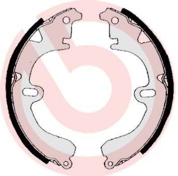 BREMBO Bremžu loku komplekts S 83 506 S 83 506 Bremžu loku BREMBO TOYOTA STARLET