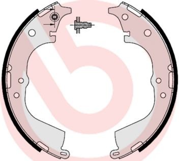 BREMBO Jogo de maxilas de travão S 83 537 BREMBO S 83 537 Jogo de maxilas de travão VW Golf V Hatchback (1K1) 2.5 170 cv 2007