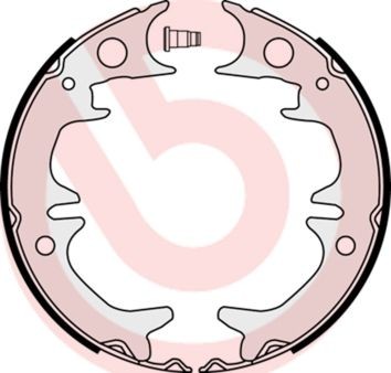 Handremschoenen BREMBO S 83 543 BREMBO S 83 543 Handremschoen set TOYOTA CAMRY 1999