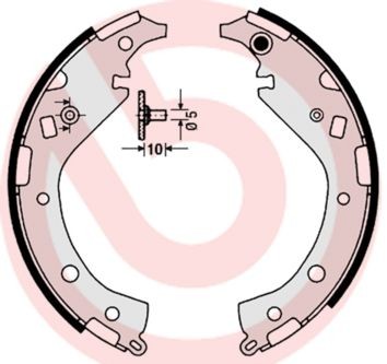 BREMBO Bremsesko sett S 83 549 BREMBO S 83 549 Bremsesko Rav4 XA20 billige