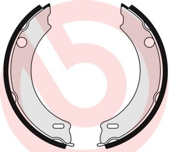 BREMBO Jarrukenkäsarja, seisontajarru S 86 508 BREMBO S 86 508 VOLVO Käsijarrukengät vaihto hinta