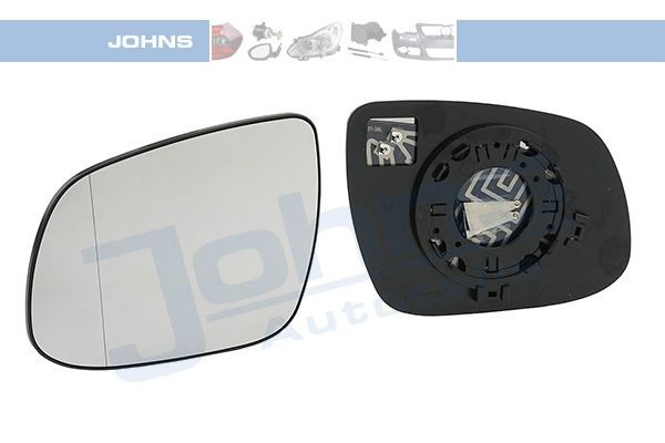JOHNS Vidro de espelho, espelho retrovisor exterior 41 21 37-81 JOHNS 41 21 37-81 Vidro espelho retrovisor Proceed (CD) originais preço