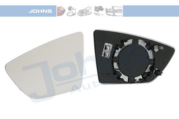 Spoguļstikls, Ārējais atpakaļskata spogulis JOHNS 67 34 37-81 JOHNS 67 34 37-81 Atpakaļskata spogulis SEAT ARONA 2017