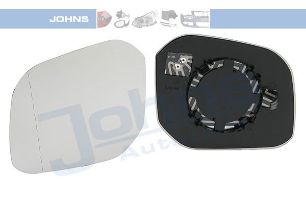 JOHNS Spoguļstikls, Ārējais atpakaļskata spogulis 95 63 37-81 Spoguļstikls JOHNS Volkswagen AMAROK 95 63 37-81