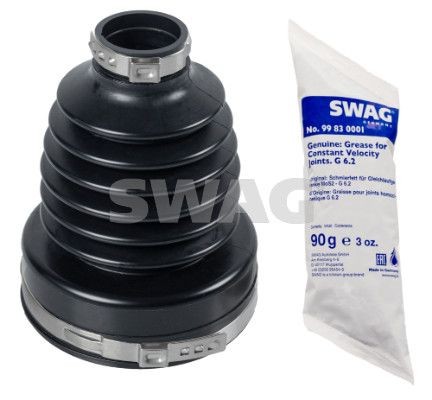 Putekļusargu komplekts, Piedziņas vārpsta SWAG 33 10 1862 SWAG 33 10 1862 Pusass putekļu gumijas Ford TRANSIT CONNECT 2016