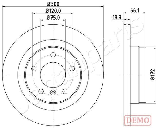 JAPANPARTS Disco de travão DP-0101C Disco JAPANPARTS i4 DP-0101C baratos