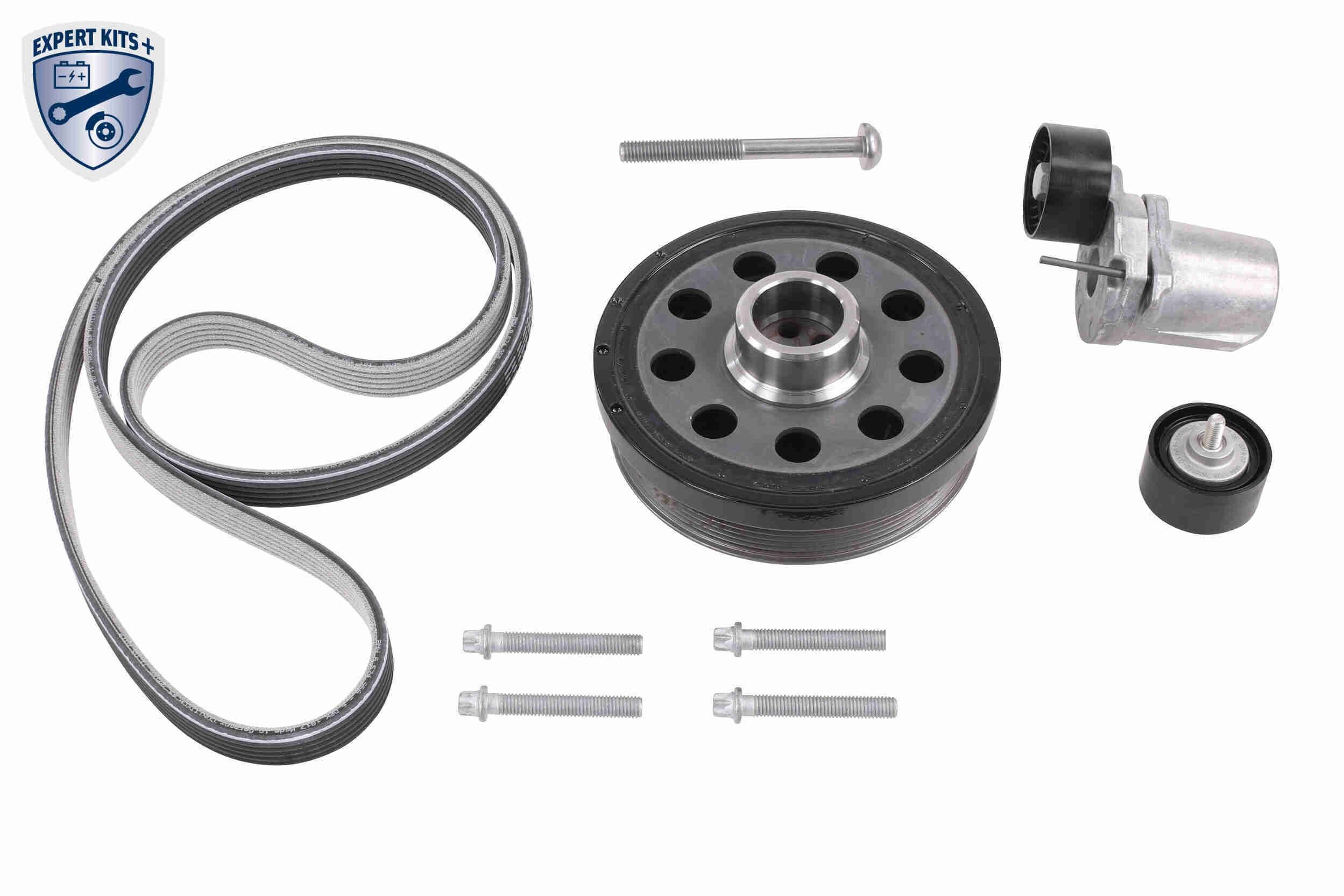 VAICO Reparatieset, spanarm Poly V-riem V20-4028 V snaar spanner BMW E90 V20-4028 VAICO