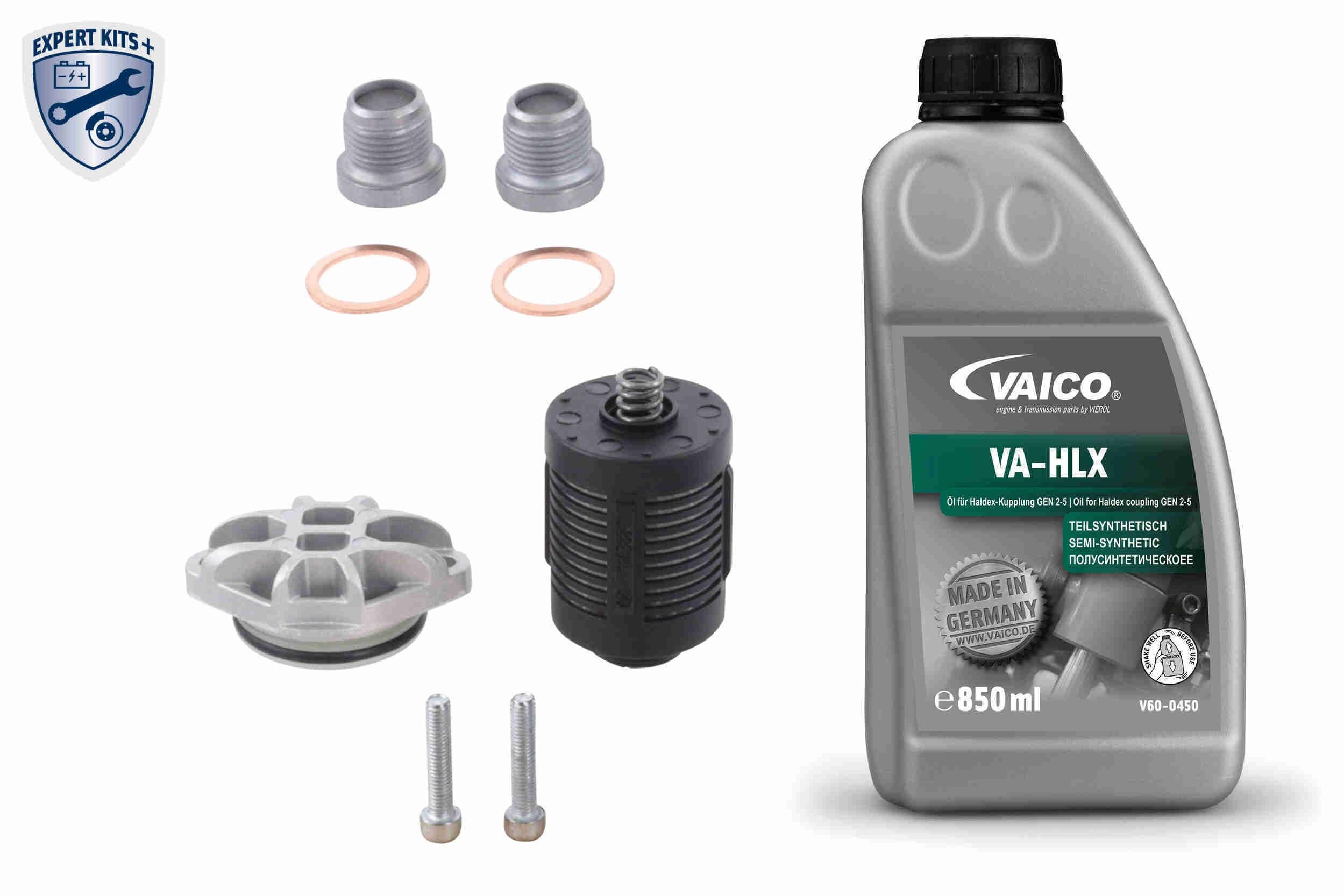 VAICO Reservedelssæt, olieskift lamelkobling (firhjulstræk) V48-0522 VAICO V48-0522 Range Rover Evoque LV Servicekit og filtersæt til en rimelig pris