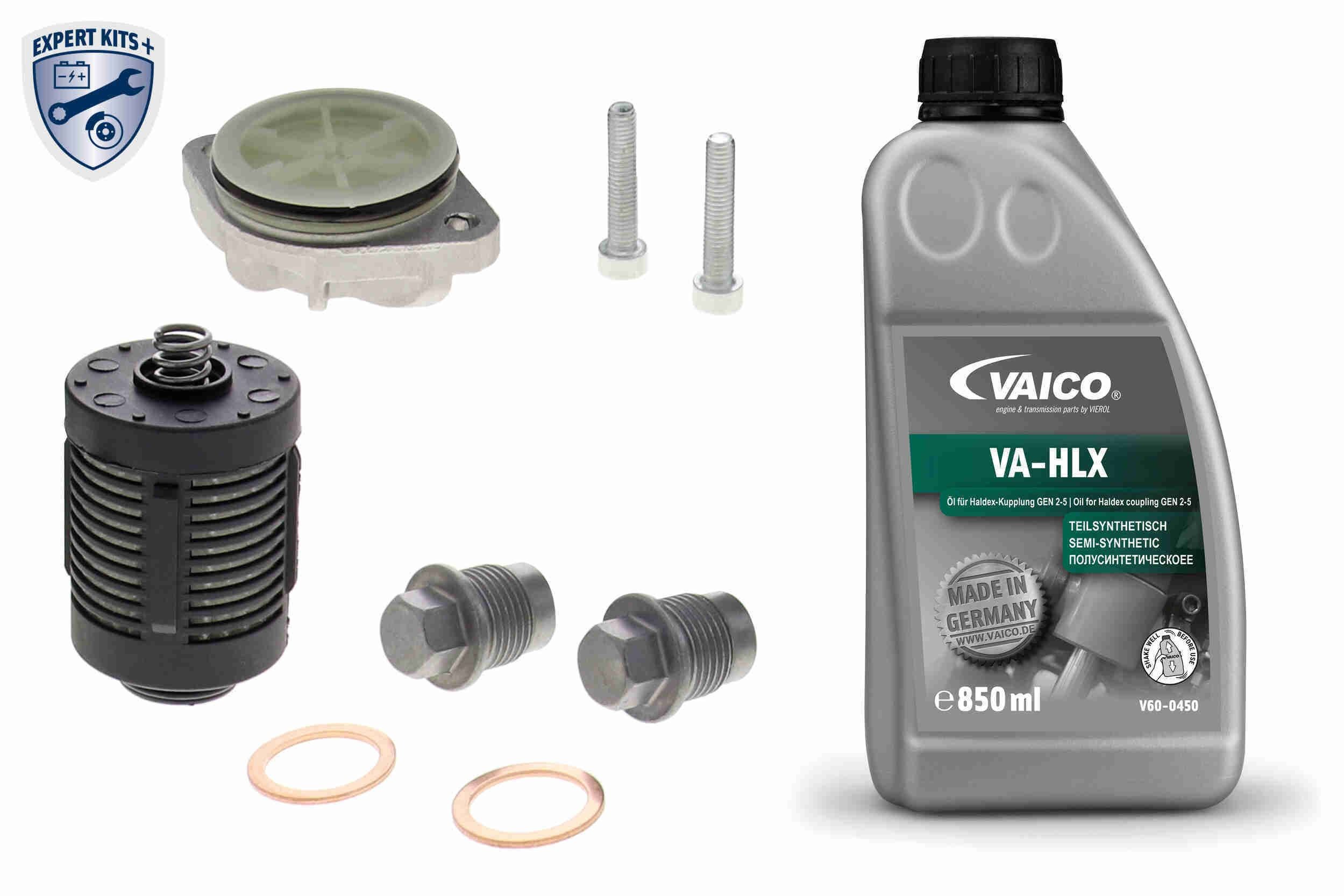 VAICO Komponentsats, oljebyte-lamellkoppling (allhjulsdrift) V95-0612 V95-0612 VAICO servicekit och filtersats Peugeot 307