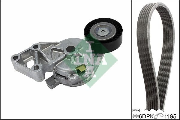 Keilrippenriemensatz INA 529 0465 10 INA 529 0465 10 VW BORA 2023 Keilrippenriemensatz