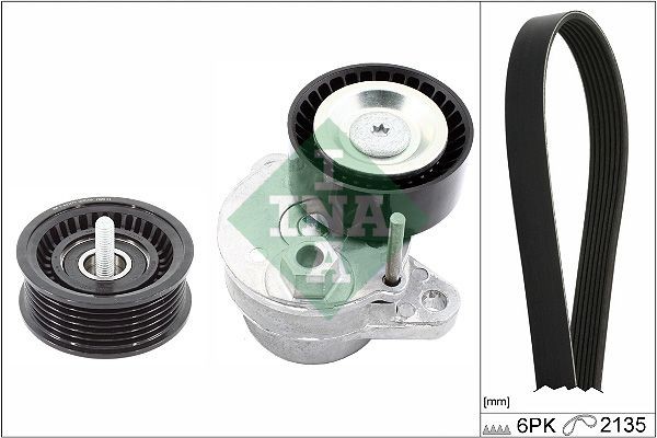 Poly V-riem set INA 529 0494 10 INA 529 0494 10: Poly v riem set Mercedes CLS 2014