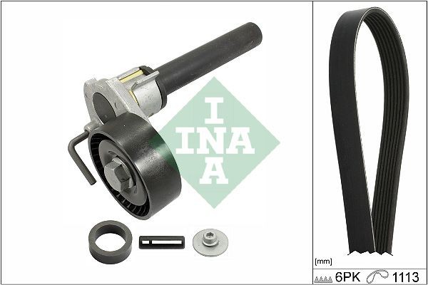 Σετ ιμάντων poly-V INA 529 0514 10 INA 529 0514 10 Σετ ιμάντων poly-v Volkswagen TIGUAN 2007