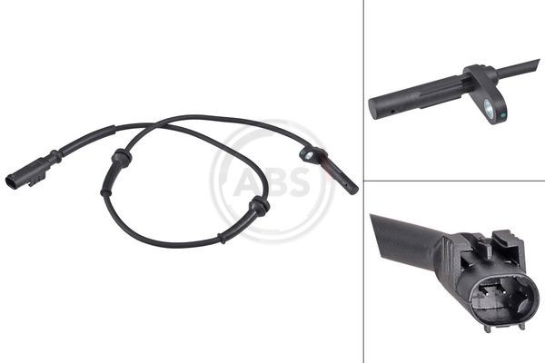 Snímač počtu otáčok kolesa A.B.S. 30805 A.B.S. 30805 Snímač ABS LADA NIVA 2009