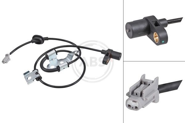 A.B.S. Sensor, rotações da roda 31937 A.B.S. 31937 Sensor, rotações da roda