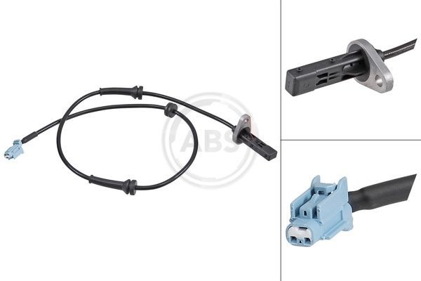 A.B.S. ABS sensor 31948 A.B.S. 31948 LADA NIVA abs wheel speed sensor replacement