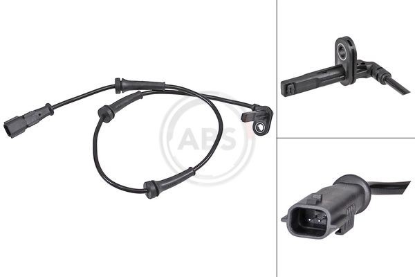 A.B.S. Wielsnelheidssensor (ABS) 31959 A.B.S. 31959 Rem, sensor Opel KADETT originele