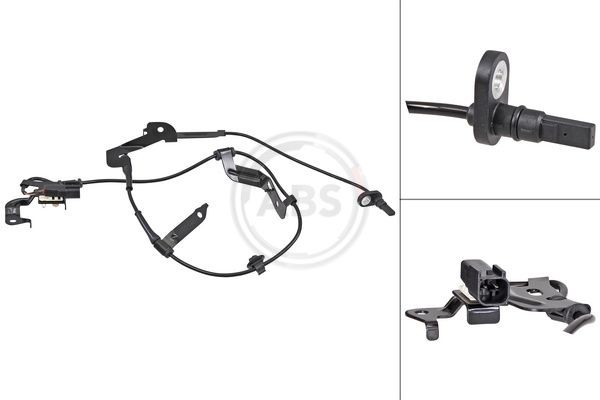 A.B.S. ABS-Sensor 31964 A.B.S. 31964 ABS-Sensor FORD Fiesta Mk3 Schrägheck (GFJ) 1.8 TD 75 PS 1995