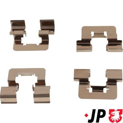 JP GROUP Monteringssett, bremseklosser 1264005210 1264005210 Tibehørsett, skivebremse belegg SAAB 9000 JP GROUP