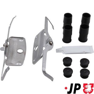 JP GROUP Kit de acessórios, pastilhas de travão 1464003910 JP GROUP 1464003910 Kit de acessórios, pastilhas de travão BMW F12 originais preço