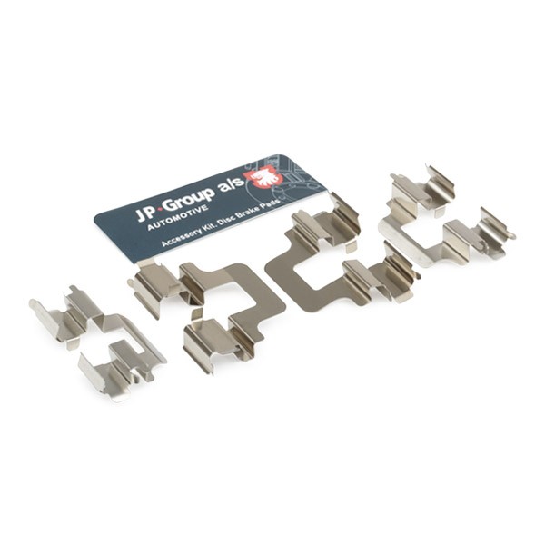 JP GROUP Monteringssett, bremseklosser 1564004310 1564004310 Tibehørsett, skivebremse belegg LAND ROVER DEFENDER JP GROUP