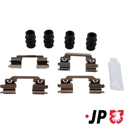 JP GROUP Monteringssett, bremseklosser 1564004610 JP GROUP 1564004610 Tibehørsett, skivebremse belegg Ford Fiesta Mk6 Sedan pris
