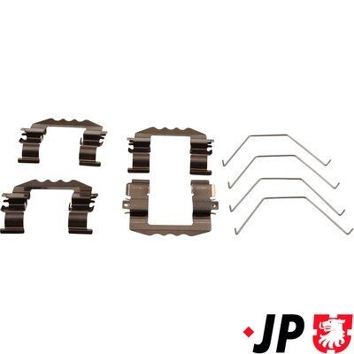 JP GROUP Monteringssett, bremseklosser 3164002810 Tibehørsett, skivebremse belegg JP GROUP Citroën JUMPY 3164002810