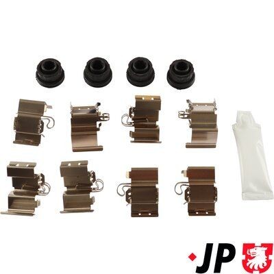 JP GROUP Monteringssett, bremseklosser 3364002710 JP GROUP 3364002710 Tibehørsett, skivebremse belegg Chrysler Voyager GS originale pris